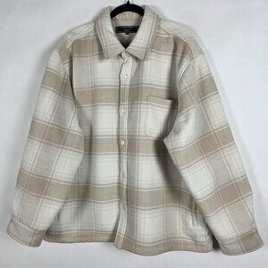 Kith Wool Ginza Plaid Winter NWT Mens 2XL Long Sleeve Button Shirt